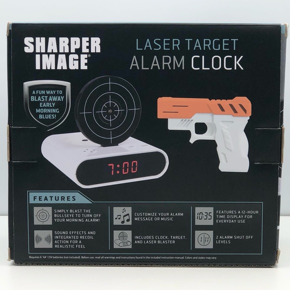 Sharper Image Other New Sharper Image Laser Target Alarm Clock